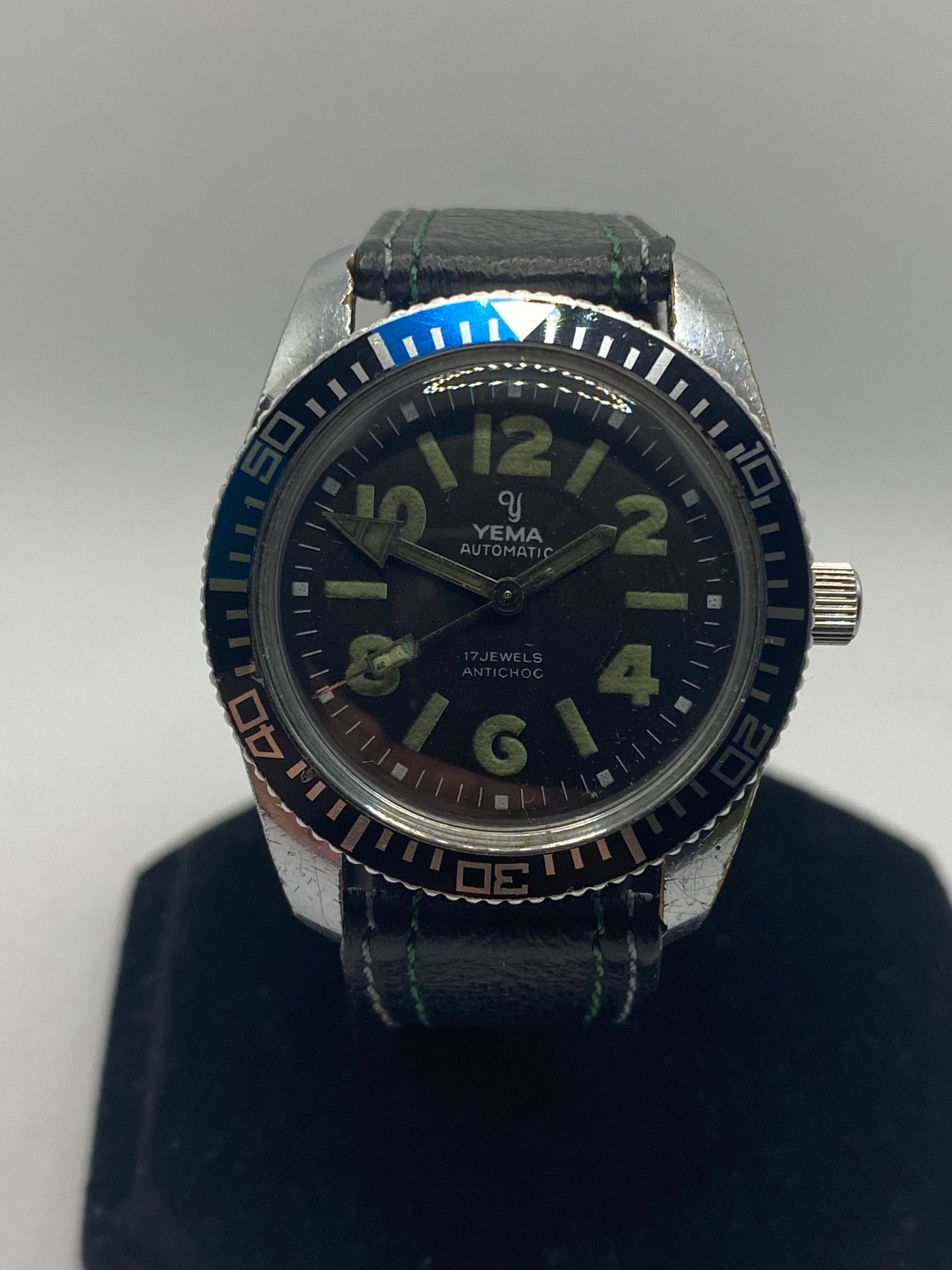 Yema Automatic Diver 17 Jewels 36mm Men’s Watch