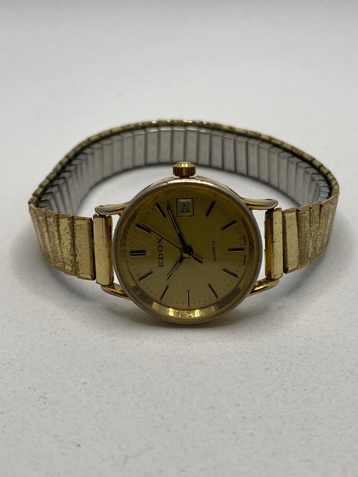 Edox Quartz All Gold Plated Ladies Watch