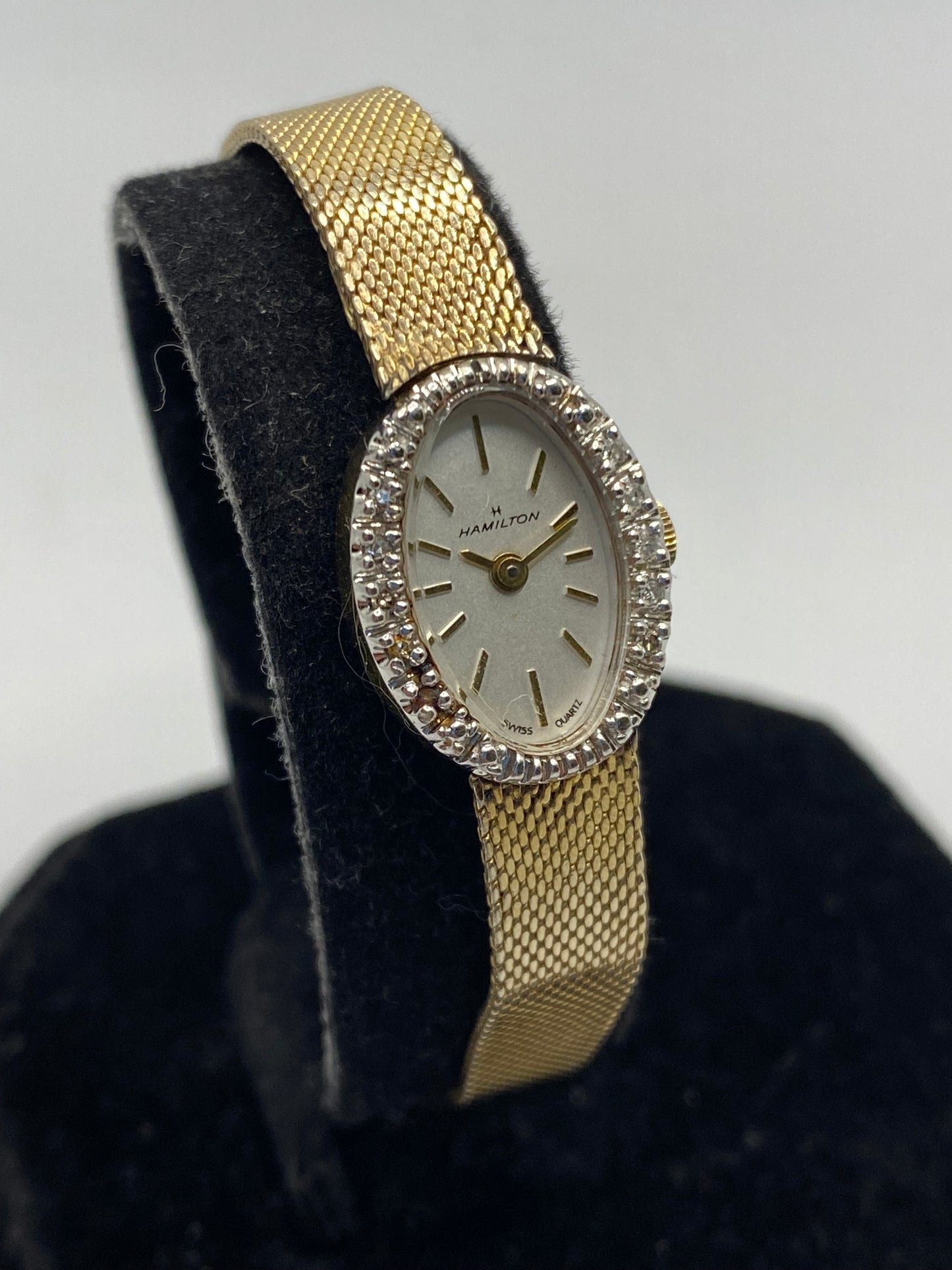 Hamilton Diamond Art Deco Ladies Luxury Watch