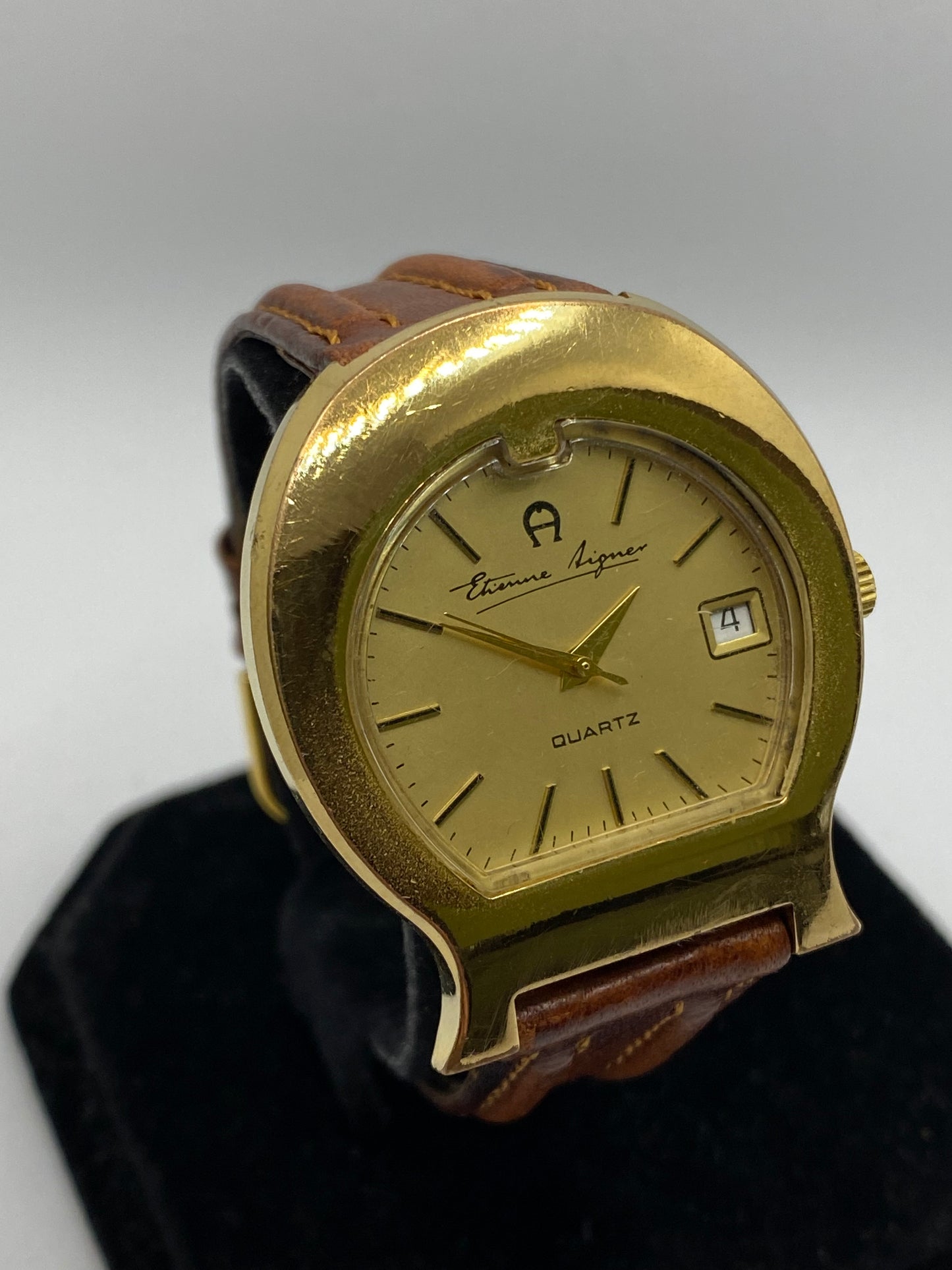 Aigner Etienne Horseshoe Rare 90s Quartz Watch