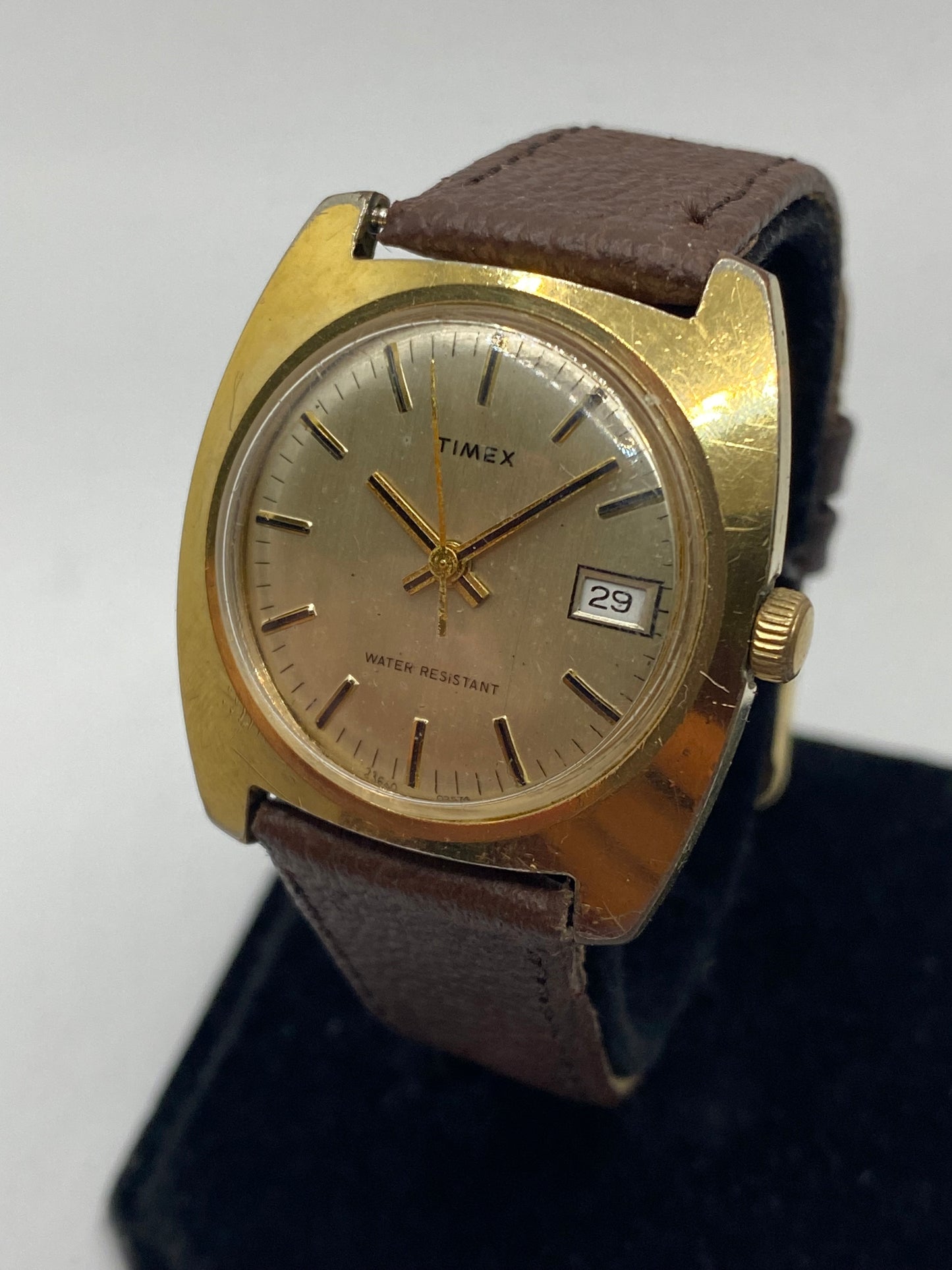 Timex Manual Wind Gold Plated Men’s Watch