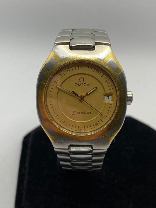 Omega Seamaster Polaris 18K Solid Gold/Steel Unisex Watch