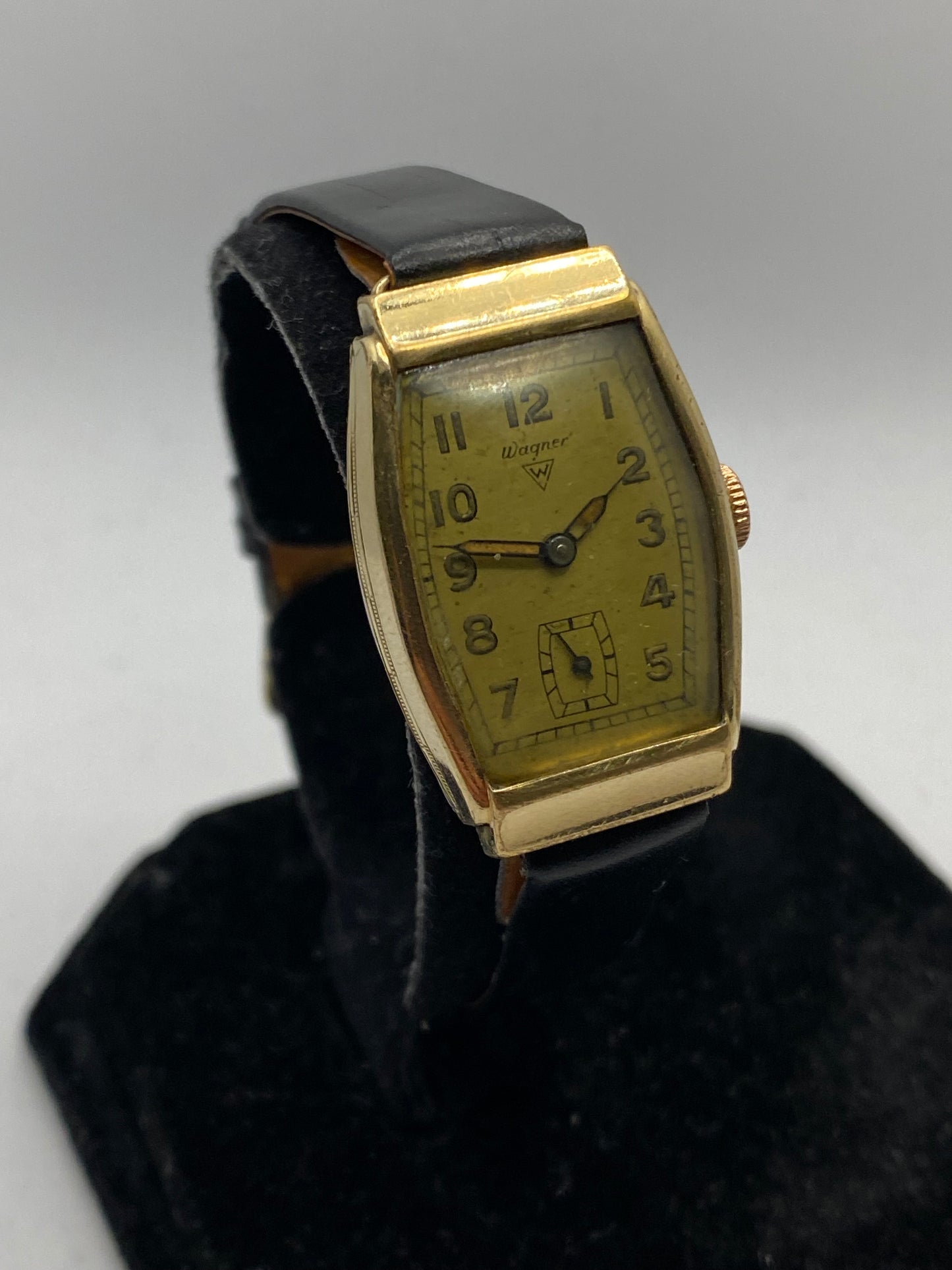 Wagner Military WW2 1940s Art Deco Vintage Watch