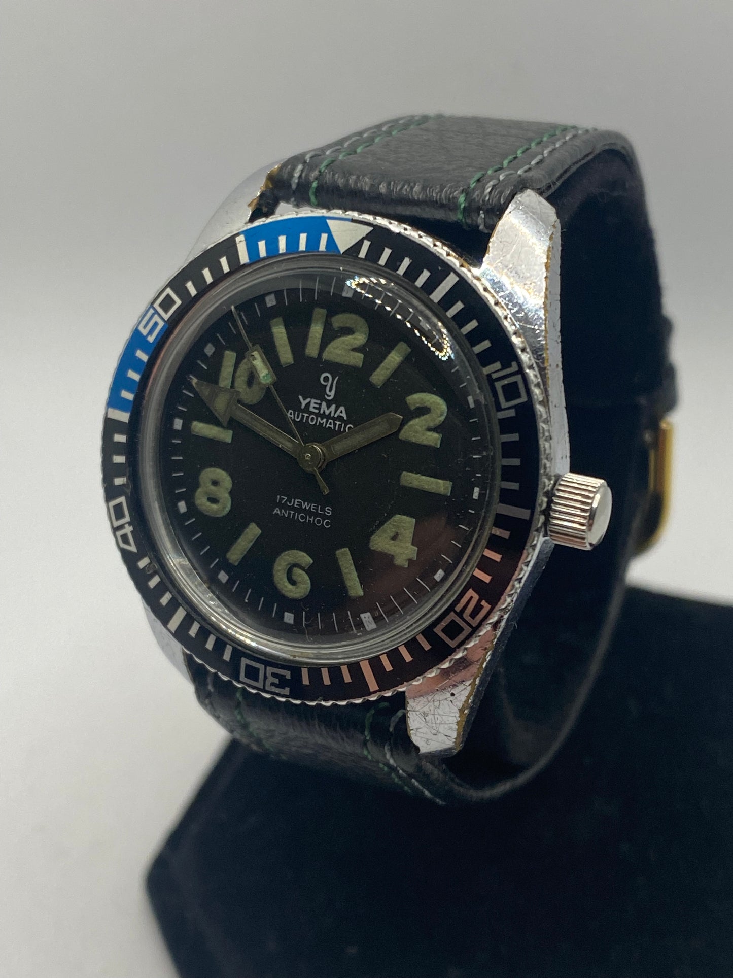 Yema Automatic Diver 17 Jewels 36mm Men’s Watch