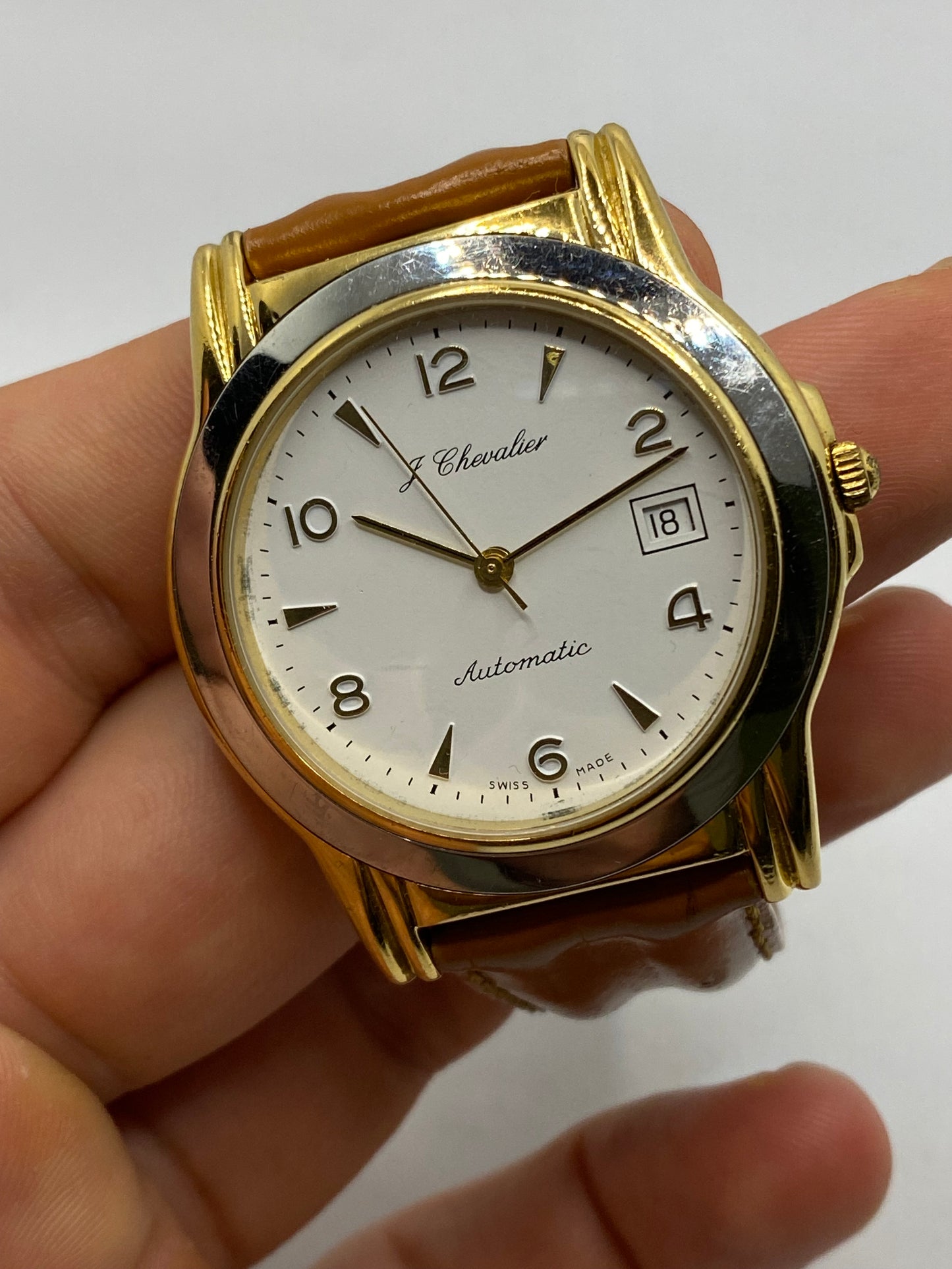 J. Chevalier Automatic Eta 2824-2 Gold/Steel Luxury Watch