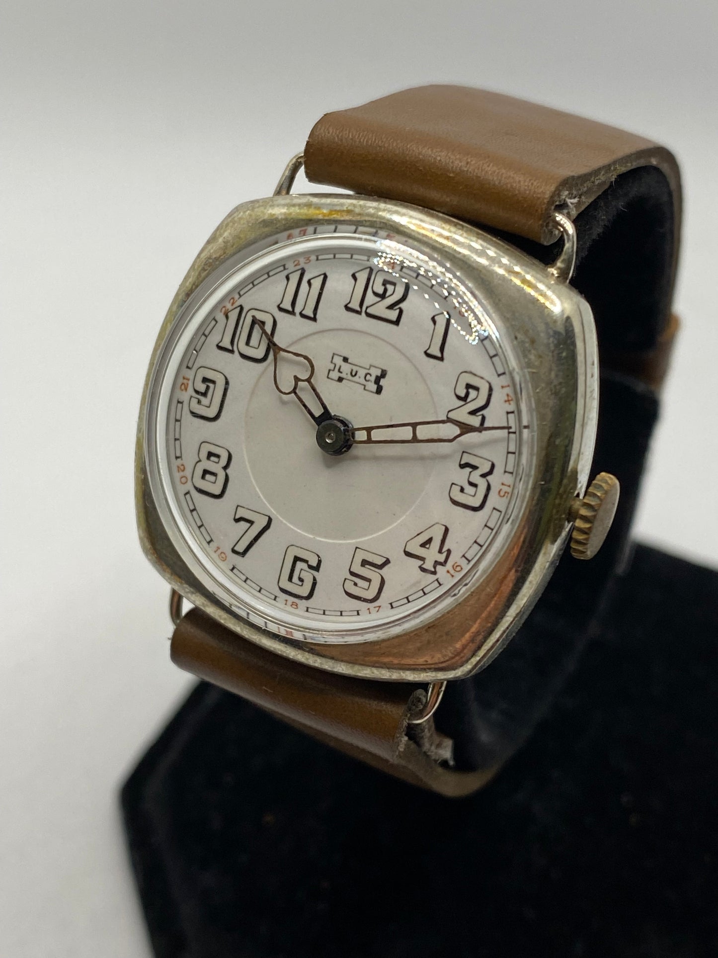 Chopard L.U.C. Military WW1 Silver Extremely Rare Watch