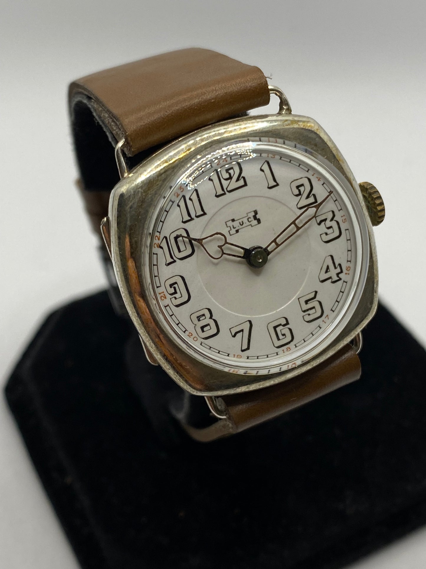 Chopard L.U.C. Military WW1 Silver Extremely Rare Watch