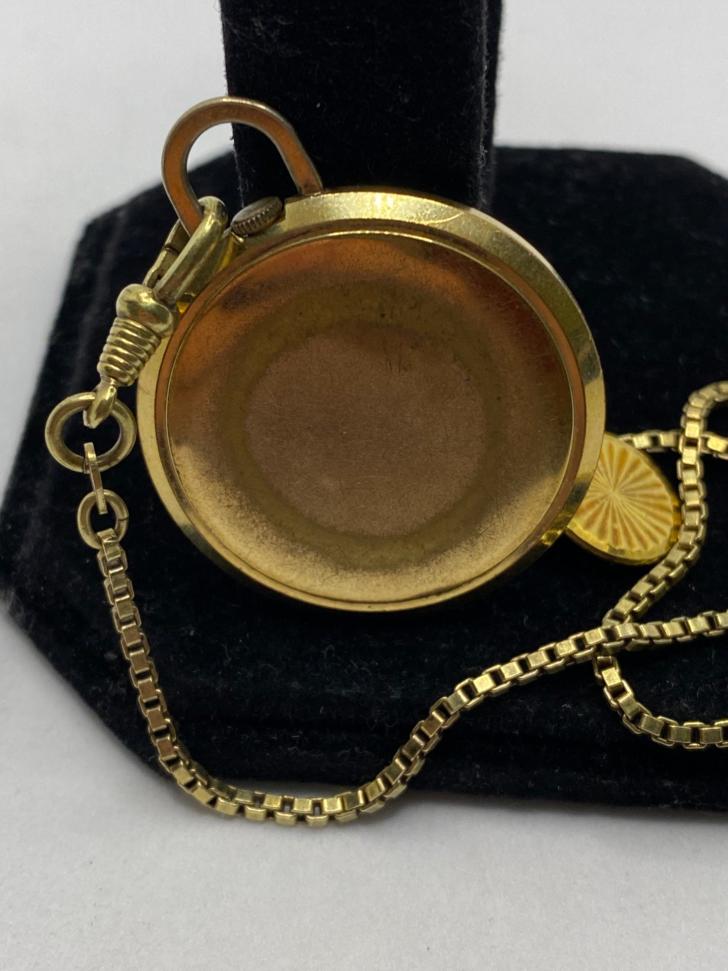 Ordiam 17 Jewels Gold Plated Pocket Watch